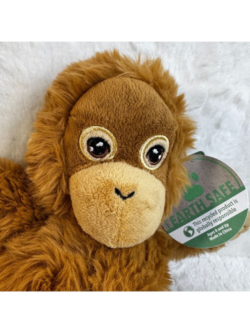 Extend-A-Pull Adventure Planet Orangutan Plush Toy 100% Recycled Earth Safe - Picture 5 of 10
